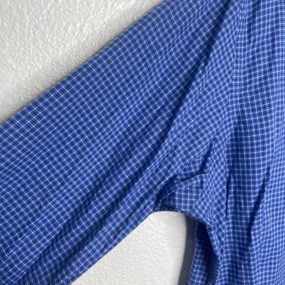 Polo Ralph Lauren Mens Shirt Size XL Plaid Blue Button Up Collared - Picture 9 of 14